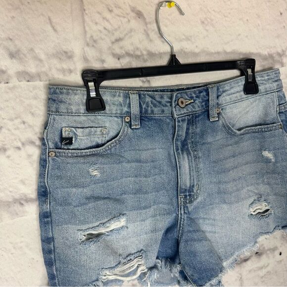 🔸BUNDLE ONLY🔸 |EUC| KANCAN High Rise Distressed Hem Mini Shorts - Picture 3 of 7